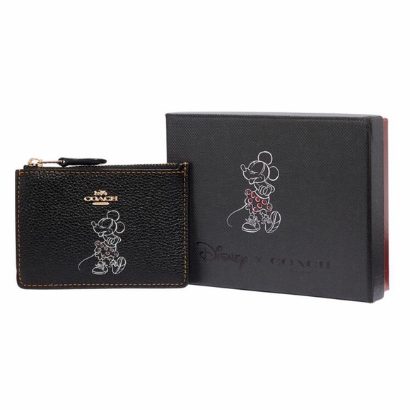 🆕 Coach x Disney Minnie Mouse Skinny Mini Limited Edition - Picture 1 of 8